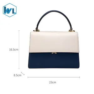 High Quality Designer Verified Supplier Women Ladies Luxury Famous Brands Cheap Wholesale Leather Handbag From China Tote
