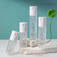 Bouteille pulvérisateur PET cylindrique avec interrupteur gauche/droite, pour eau et lotion, brume fine professionnelle nano, 50/60/80/100 ml