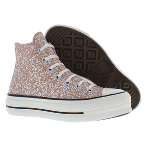 Zapatillas Converse Chuck Taylor All Star Lift High para Mujer, Color Dusty Cinder/Egret/Negro, Plataforma Gruesa - Product Image 4