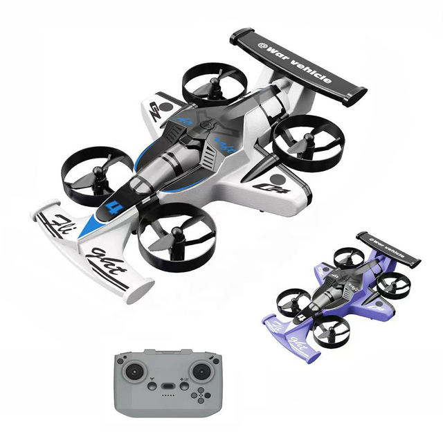 2.4G 4CH Remote Control Drone Toy 2 in 1 Flying Car RC Drone RC Drift Car Flying Airplane Toys for Kids