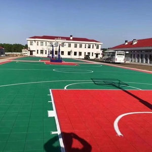 Suelo Deportivo para Exteriores, PP Click Lock, Ecológico, Impermeable, Antideslizante, Baldosas Portátiles para Cancha de Baloncesto - Product Image 6