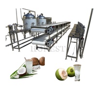 Machine de découpe de noix de coco de grande capacité/ligne de production d'eau de noix de coco/machine d'extraction de jus de noix de coco