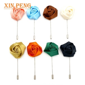 Tissu de <span class=keywords><strong>mariage</strong></span> <span class=keywords><strong>Broche</strong></span> Fleur Épingle À <span class=keywords><strong>Cheveux</strong></span> Fleurs Or Blanc Oiseau Tissu Broches - Product Image 3