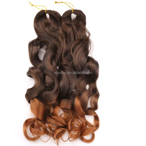 High Quality 75G Synthetic Box Braid Hair Extensions Loose Wavy <strong>French</strong> Spiral Curly Long Straight Water Wave Soft Dyed - Product Image 6