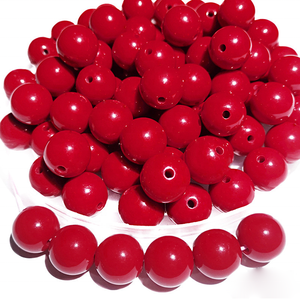 Color de galvanoplastia acrílica, accesorios de cadena para teléfono móvil DIY, pulsera de cuerda, joyería, Material redondo, cuentas sueltas - Product Image 1