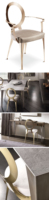 Chaise de salle à manger en velours, siège de luxe, grande réception pour invités, à dossier haut, pour bureau, vente d'usine
