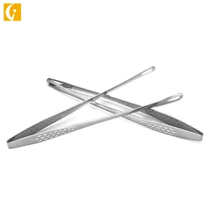 Food Grade 304 Roestvrij Staal Koreaanse Stijl Voedseltangen Voor Cookig, Bbq Gereedschap Barbecue Clip Keukengereedschap Brood Clips