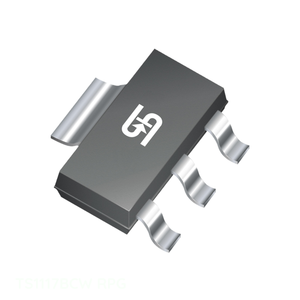 Componentes del kit electrónico de gestión de energía (PMIC) TS1117BCW, IC REG LINEAR POS ADJ 1A SOT223 TO 261 4, TO 261AA - Product Image 1