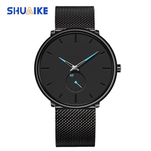 Montre à quartz pour homme de luxe, tendance 2023, acier inoxydable, cadran en cristal, bracelet de 18 mm, résistance à l'eau 3 BAR, moniteur de fréquence cardiaque - Product Image 4