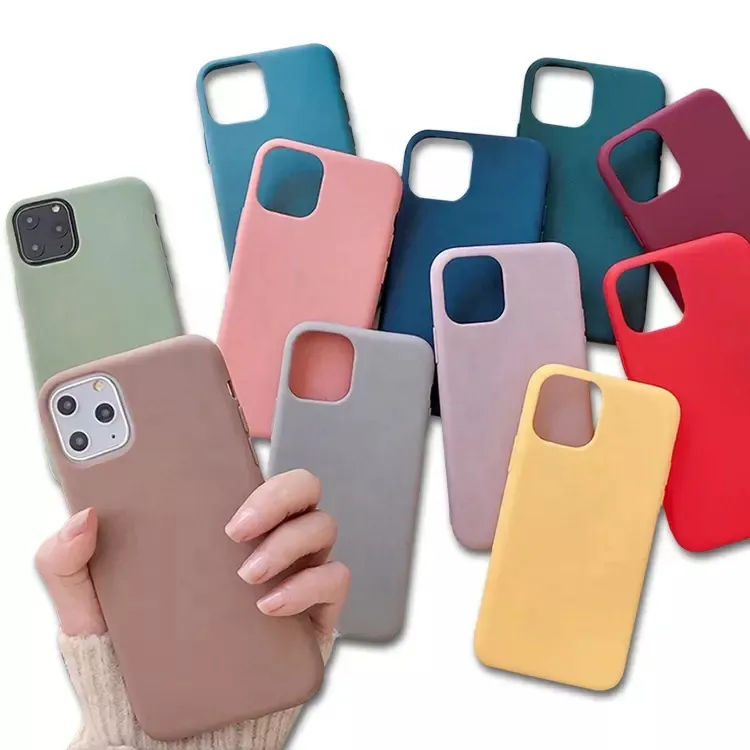 Nuova Cover per cellulare custodia morbida per cellulare in Silicone liquido con guscio protettivo per Apple Iphone 14 13 12 11 X Xr 7 8 Pro Max