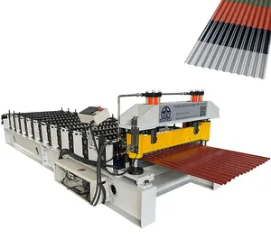2024-Jahr Schlussverkauf Wellblechdachplatte-Kaltrollenformmaschine für Südafrika