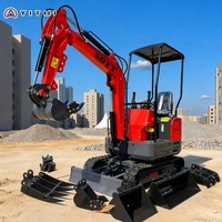 Mini-excavatrice moderne et stable de 1,2 tonne avec système hydraulique optimisé, moteur EPA et performances fluides pour la construction civile