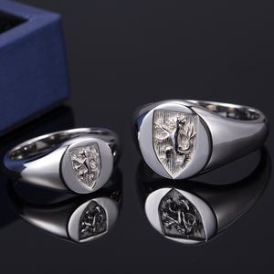 Anillo de Plata de Ley 925 con Diseño Solitario, Joyería de Moda MS-465 - Product Image 6