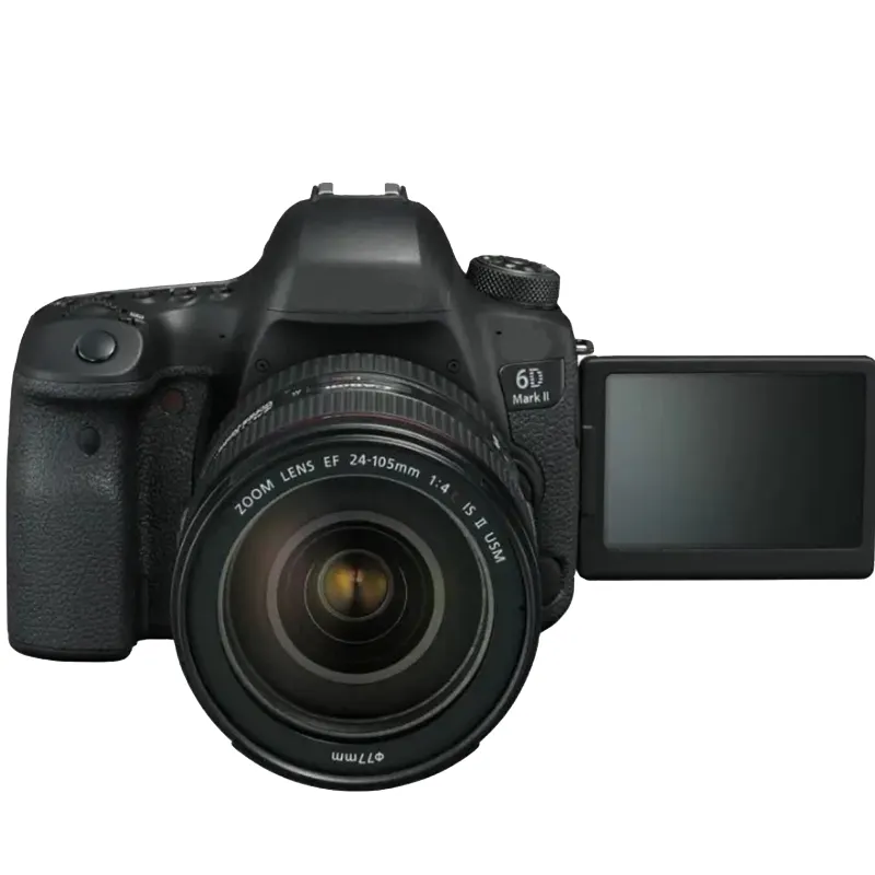 DF toptan orijinal kullanılan dijital kamera 6D mark II profesyonel sınıf tam çerçeve HD DSLR kamera