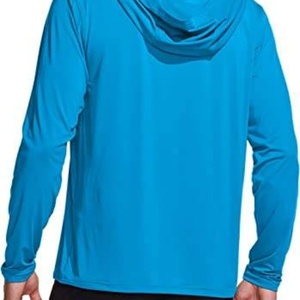 Camisetas con Capucha de Protección Solar UPF 50+ para Hombre, Manga Larga, Ligeras, Protección UV para Senderismo y Pesca al Aire Libre - Product Image 3