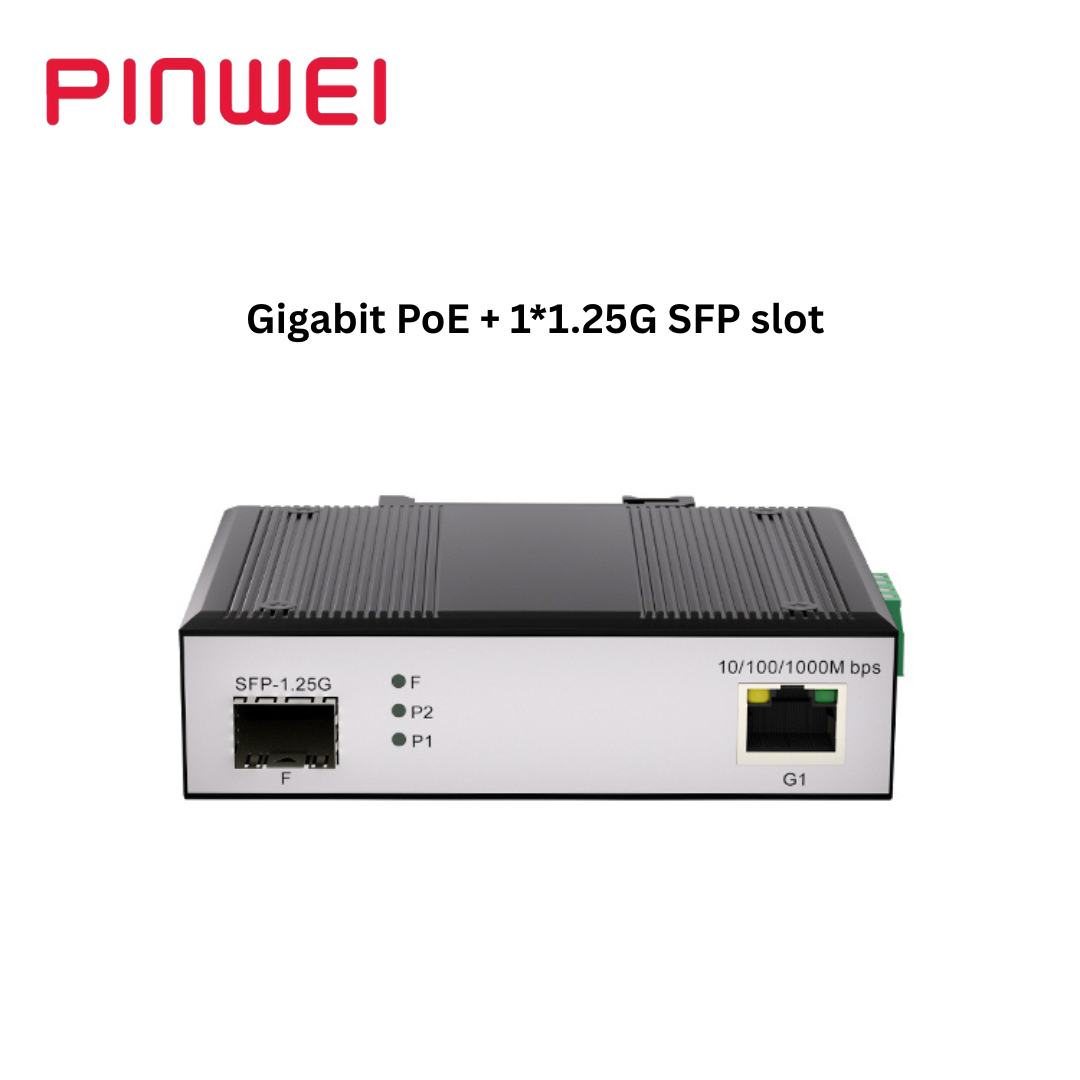 Gigabit PoE nero + 1*SFP