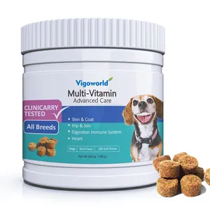 Honden Voedingssupplementen Zachte Kauwt Lecithine Vitamine Voedsel Puppy Vitamine Supplementen Voor Immuunsysteem Soft Chew