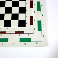 Ensemble de voyage pour jeu d'échecs en vinyle pliable en cuir PU bon marché en gros