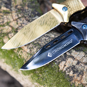 Bochen Factory Seller Tactical Survival <strong>Knives</strong> Wood Handle Folding Pocket <strong>Knife</strong> Outdoor Hunting Titanium <strong>Knife</strong> <strong>in</strong> Eva <strong>Box</strong> - Product Image 5