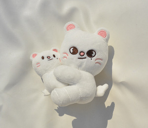 Nouvel animal en peluche doux de dessin animé Stray Kids, Bbokari Leebit Wolf Chan Puppym, cadeau pour enfants, adultes et fans, fabriqué en coton PP - Product Image 4