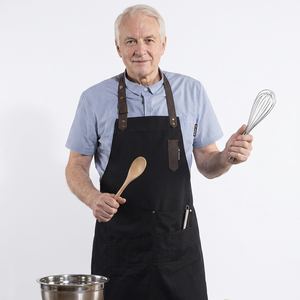 For Waiter Chef Twill Adjustable Bib <b>Apron</b> Multi Pockets High Quality Poly Cotton Black Restaurant <b>Kitchen</b> <b>Apron</b> - Product Image 6