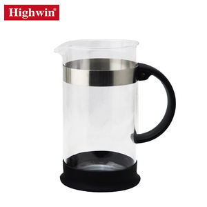 Cafetière à piston <span class=keywords><strong>en</strong></span> <span class=keywords><strong>plastique</strong></span> HIGHWIN, <span class=keywords><strong>carafe</strong></span> <span class=keywords><strong>en</strong></span> <span class=keywords><strong>verre</strong></span> borosilicate, presse-café à piston - Product Image 2