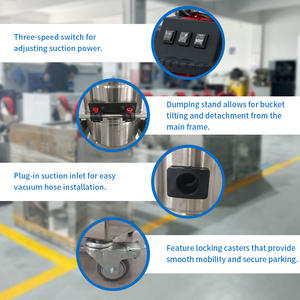 مكنسة كهربائية للتنظيف الرطب والجاف / منظف سجاد بالرش والشفط / مكنسة كهربائية جافة / مكنسة عمودية / مكنسة لاسلكية / مكنسة روبوتية للغبار - Product Image 4