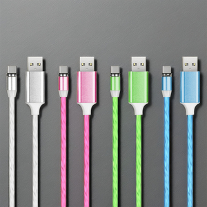 Tkt Micro Type-C USB Sạc Cáp Hot Bán Phát Sáng Tối LED Từ Tính Tương Thích Điện Thoại Thông Minh Máy Tính Sạc Loại - Product Image 6