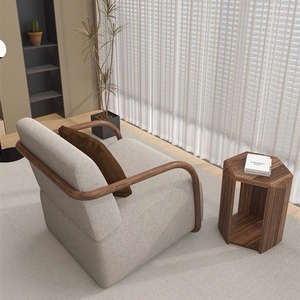 Medievale del nord Europa semplice soggiorno moderno balcone in legno massiccio mobili per il tempo libero <span class=keywords><strong>sedia</strong></span> in tessuto pigro <span class=keywords><strong>sedia</strong></span> a <span class=keywords><strong>sdraio</strong></span> - Product Image 4