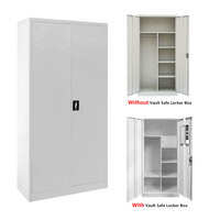 Armoire de rangement Almirah en métal Armoire de bureau en acier Armoire de rangement pour chambre à coucher Salle de sport