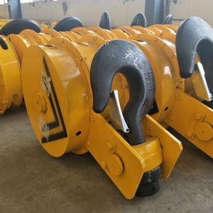 Forged <strong>Crane</strong> Lifting <strong>Hook</strong> Block Heavy Capacity 5 Ton 10 Ton 15 Ton 20 Ton 32 Ton Customized <strong>Crane</strong> <strong>Hook</strong> Assembly - Product Image 2