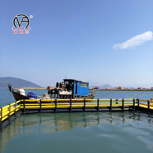 Jaula flotante para peces con pasarela para turismo lacónico - Product Image 6