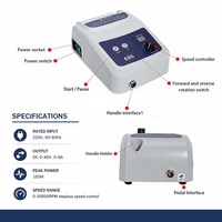 Micromoteur sans balais 150W 50000 tr/min pour la fabrication de bijoux, machine de gravure sur pierre, outil de sculpture sur bois portatif