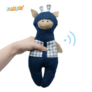 Famipet Custom grosir baru Denim hewan desain lembut boneka hewan peliharaan melengking mainan anak anjing berderit mainan - Product Image 3