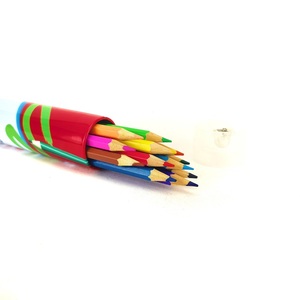 12 <span class=keywords><strong>Mac</strong></span> seau taille-crayons 12 couleurs de <span class=keywords><strong>crayon</strong></span> couleur <span class=keywords><strong>crayon</strong></span> de couleur promotionnel promotionnel en bois pinceau de haute qualité - Product Image 2