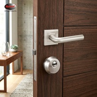 Hyland XF-1 Protection de serrure de porte blindée en acier trempé HRC58, anti-perçage, anti-effraction, anti-vol, protection de cylindre, montage dissimulé