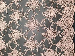 Dentelle Blanche de Qualité Supérieure Broderie Autrichienne Tissus de Dentelle à Fleurs 3D Tulle Bordure en Dentelle Coton Franges Tissu Brodé - Product Image 2