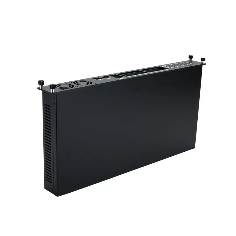 Werkseitig angepasste 19-Zoll-1u-Aluminiumprofil platte Metall-Rackmount-Gehäuse gehäuse