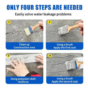Revestimiento Impermeabilizante de <span class=keywords><strong>Poliuretano</strong></span> al Agua 100% de Fábrica para Techos y Paredes de Hormigón, Pintura Impermeabilizante y Reparación de Fugas - Product Image 5