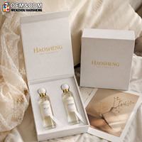 Boîte cadeau rigide pliable haut de gamme avec fermeture magnétique personnalisée, logo personnalisé, finition mate pour l'emballage de parfums