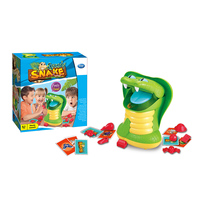 Jeu de société amusant et populaire pour 2 joueurs, jeu interactif intellectuel pour les fêtes, jeu du serpent gourmand pour enfants en plastique