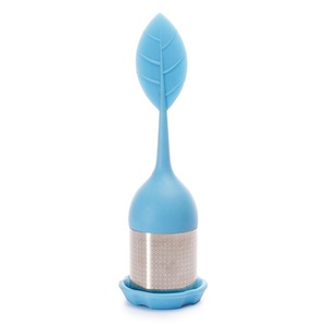 BPA Libero di Figura di Foglio di Silicone In Acciaio Inox Extra Fine Della Maglia Infusore <span class=keywords><strong>Con</strong></span> Gocciolamento Vassoio - Product Image 1