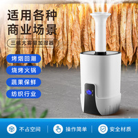 Humidificateur industriel à ultrasons avec fonction de minuterie, idéal pour la maison, les pépinières, les restaurants, les ateliers, faible bruit (36 dB), capacité de 10 L