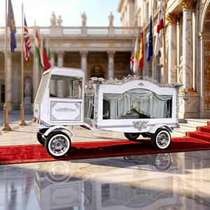 Promotion : Chariot funéraire électrique ou à chevaux pour cercueil, véhicule de service funéraire à vendre - Product Image 1