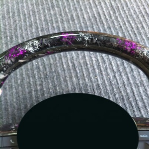 Accessoires de pièces automobiles Volant de bateau Volant en fibre de carbone forgé Personnalisé pour Toyota Yaris - Product Image 2