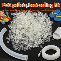 Masterbatch PVC recyclé transparent, matière première de qualité pour le moulage par soufflage et l'extrusion, pour chaussures, pantoufles, tuyaux, isolation de fils et plastiques.