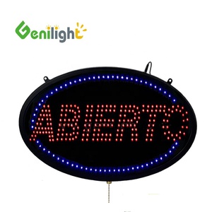 Genilight Panneau d'affichage intérieur 56*33cm super lumineux personnalisé LED LOTTO Open avec 1 an de garantie Multi Colors & Flashing - Product Image 2