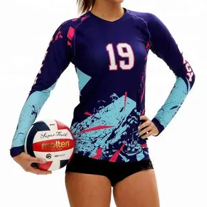 Custom Logo Design Mannen Mouwloze Kits Sublimatie Bedrukt Volleybal Shirts Volleybal Kleding Jersey