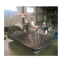 Portable Air Gonfler Transparent PVC Étanche Spectacle Abri Gonflable Moto Garage Tente Gonflable Moto Couverture Tente