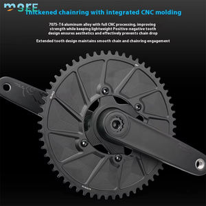 SeeMore Dual Speed Standard 110BCD 165/170/172.5mm avec pédalier en carbone Spider en fibre de carbone creux ultraléger - Product Image 6